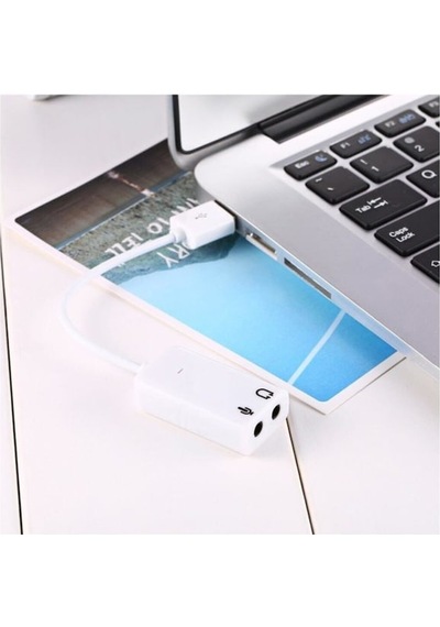 Harici Kablolu 7.1 Usb Ses Kartı 3.5Mm Mikrofon Çevirici Dönüştü