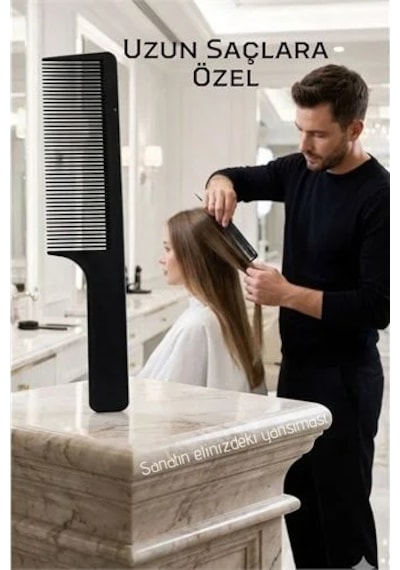 Zenvia Profesyonel Antistatik Uzun Saç Kesim Tarağı Isıya Dayanıklı Ve Ergonomik 23 Cm 722594 Znv2023