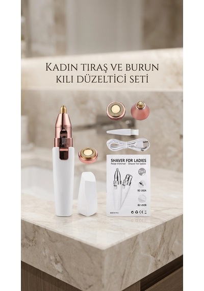 Yüz Ve Kaş Epilatörü Tüy Alma Aleti Pratik Kullanım