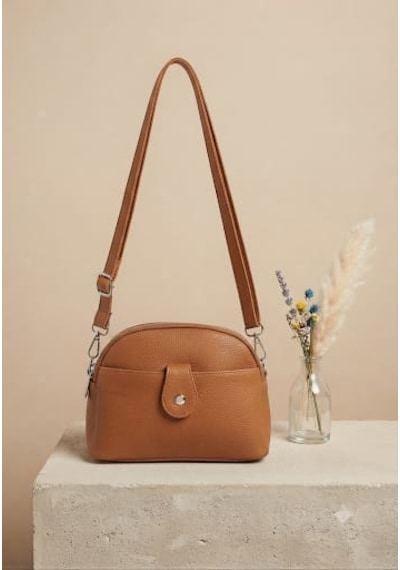 Sanmorris Askılı Çanta -1267 Taba - Taba