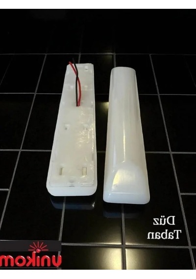 10'lu Paket 20cm, Düz Taban Led Aydınlatma Modülü, Gün Işığı 3000k 01G Taba