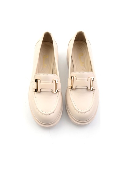 Bej Kadın Loafer Ayakkabı K01257050309