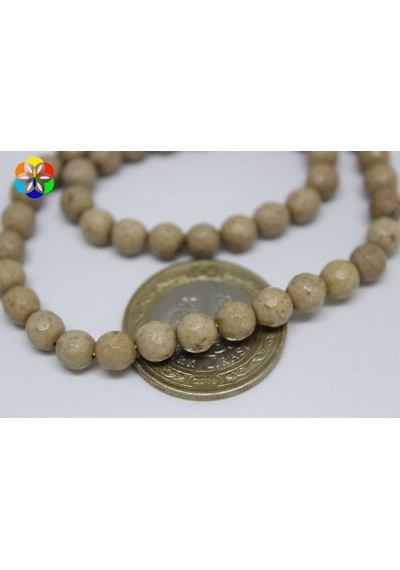 Jasper Taşı Faset Kesim Dizi 6Mm (9888)