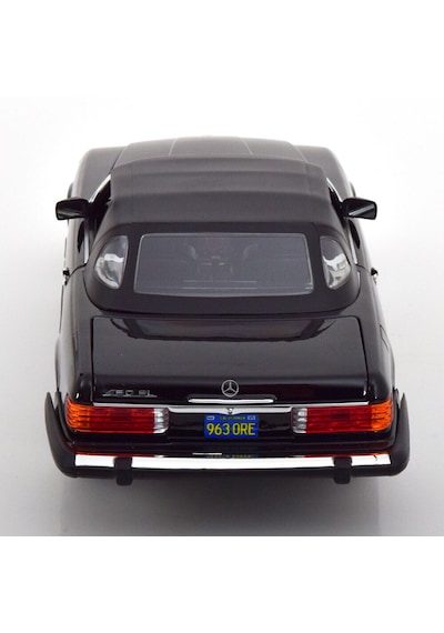 1:18 Norev 1979 Mercedes 450sl R107 Us-version American Gigolo Black Diecast Metal Minyatür Model Araba 25cm