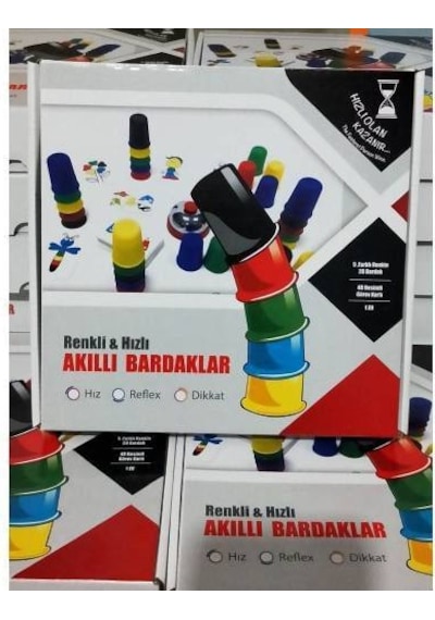 Akıllı Bardaklar Pratik Bardaklar Zeka ve Hafıza Oyunu Akıllı Bardaklar Pratik Bardaklar Zeka ve Hafıza Oyunu