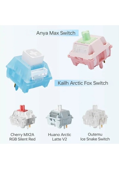 Atk A98 Pro Arctic Fox Mekanik Klavye Ckckwrt0021