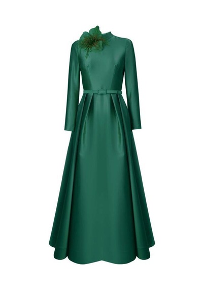 Senna Grace Dress Zümrüt Zümrüt