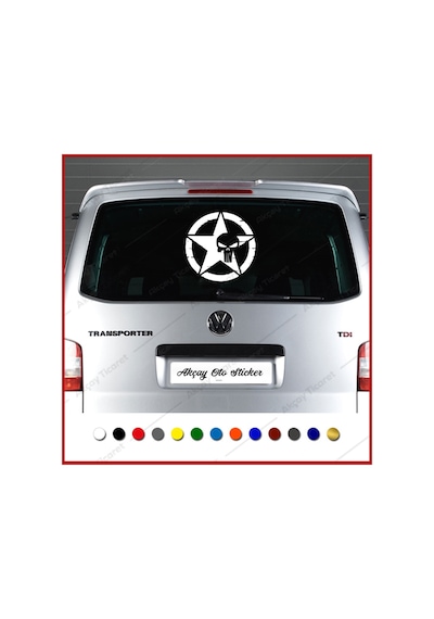 Army Yıldız Off Road Sticker Oto Sticker 4X4 Sticker