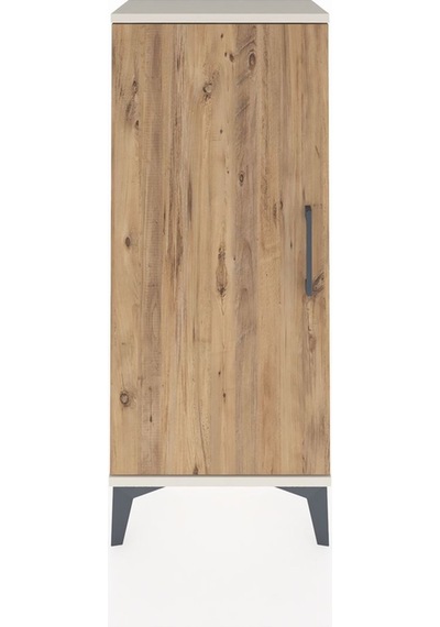 Arges Komodin 2 Raflı Tek Kapaklı 44x30x106 Aytaşı-çam Aytaşı