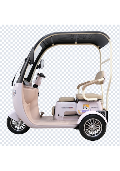 Arora Rüzgar Pro 650 W 60 V 20 AH 3 Tekerlekli Elektrikli Motosiklet Lila
