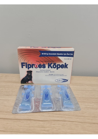 Fibroe Köpek Damla 40 - 60 Kg Dış Parazit 3 Pipet