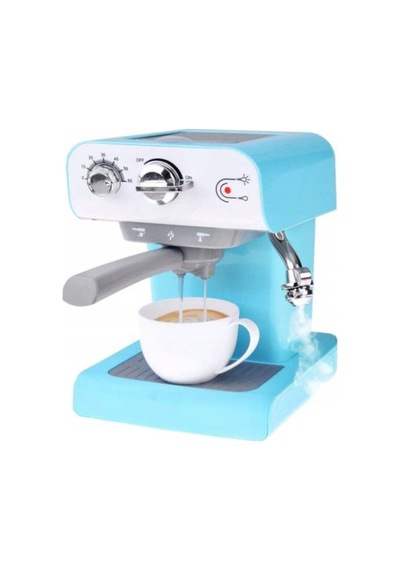 Pilli Işıklı Sesli Mutfak Oyuncağı Gerçekçi Buhar Özellikli Eğitici Espresso Makinesi