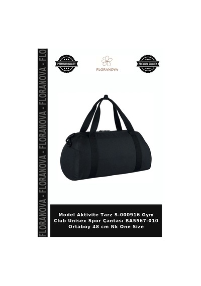 Model Aktivite Tarz S-000916 Gym Club Unisex Spor Çantası Ba5567-010 Ortaboy 48 Cm Nk One Size