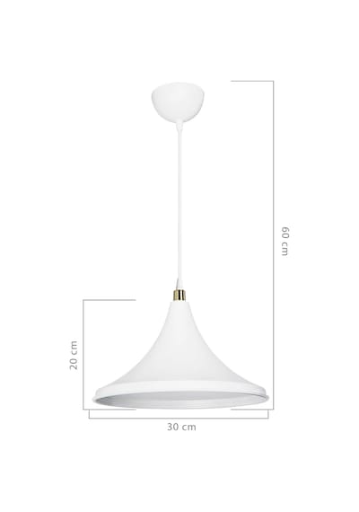Ag Lightdesign Beyaz Sarkıt Avize Mutfak Salon Koridor Yatak Odası Lamba 30 Agnm116 Diğer