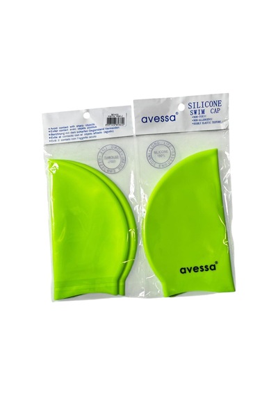 Avessa Slicone Swim Cap Sc405 Fıstık Yeşili Çok Renkli