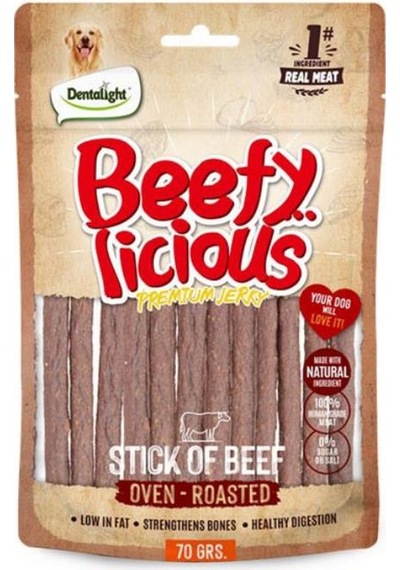 Dentalight Beefy Stick Sığır Etli Köpek Ödül Çubuğu 70 Gr