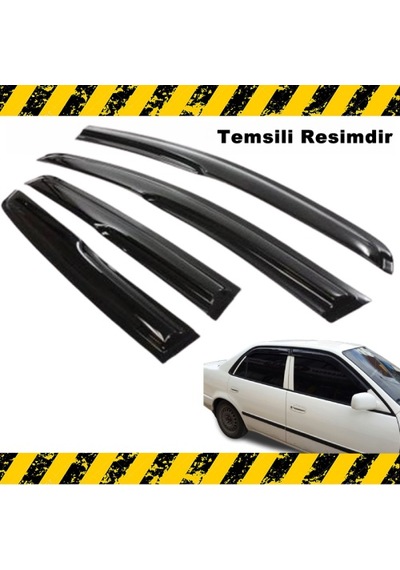 Corolla Uyumlu Mügen Cam Rüzgarlığı 1999-2001 Arası 4 Lü Set N11.10783