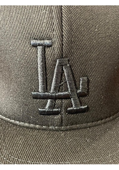 La Lakers Siyah Nakışlı Hiphop Snapback Rapper Basket Cap Şapka