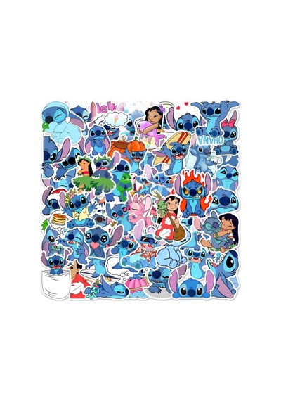Stitch Seri 2 Defter Suluk Laptop Notebook Tablet Telefon Kılıf Sticker Seti