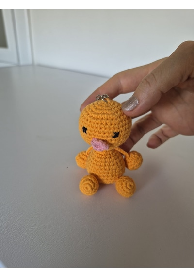 Amigurumi Ördek Anahtarlık Sarı