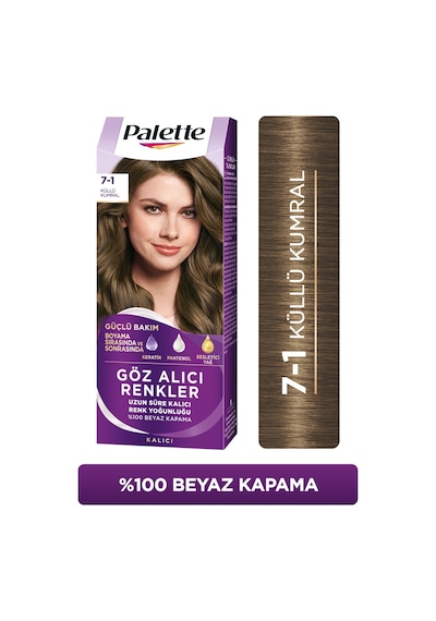 Palette Göz Alıcı Renkler 7 - 1 Küllü Kumral (413273789)