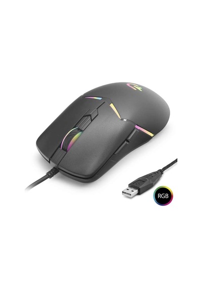 Ergonomik Rgb Oyun Mouse 7200 Dpi 6 Tuş Siyah