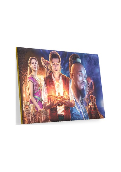 Cakasepetim Aladdin, Cin Ve Prenses Film Görseli Ahşap Mdf Tablo