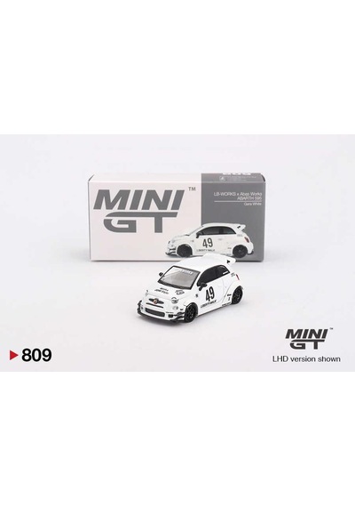 Mini Gt 809 Fiat 595 Abarth Lb-works X Abas Works 1/64 Model Araba
