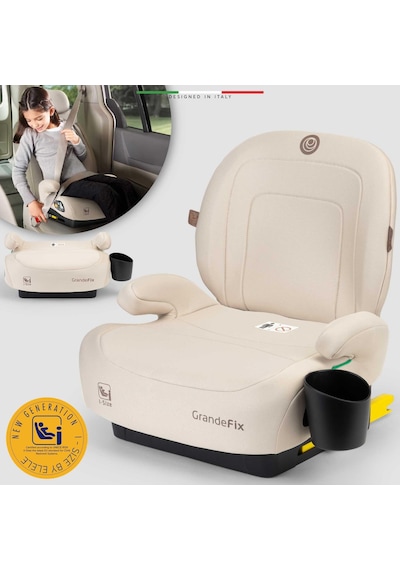 Elele Grandefix I-size Yükseltici Oto Koltuğu İsofix 125-150 Cm 15-36 Kg Bej