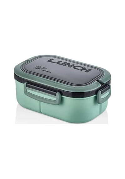 Beslenme Kutusu 1200 Ml 2 Katlı 6 Bölmeli Bpa'sız Pp Plastik Sefer Tası Ve Beslenme Çantası - Lunch Box, Çatal Ka Genel