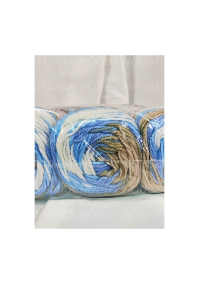 Sweet Baby Batik Ebruli El Örgü İpi 3 Adet - Renk: 327