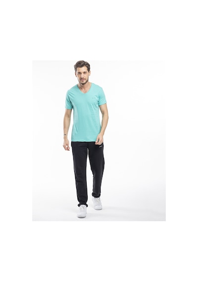 Slazenger SARGON IN Erkek Tişört Koyu Yeşil