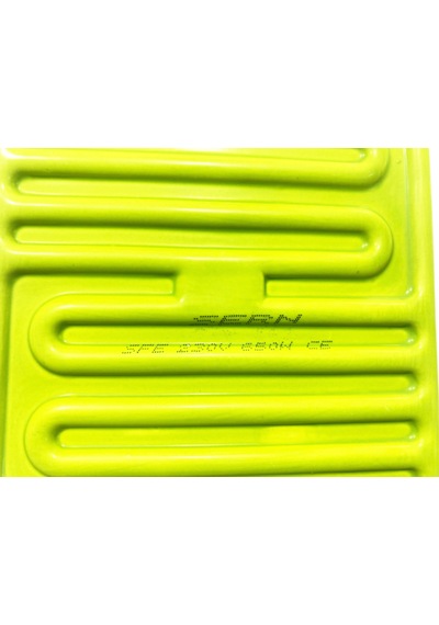 İnfrared Seramik Isıtıcı Rezistans Düz 122x122mm 650w 230v Yeşil Renk Sfe Model 1 Adet
