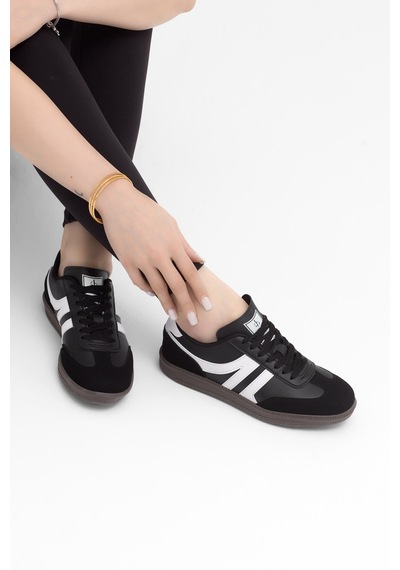 Tonny Black Rahat Kalıp Nefes Alabilen Sneaker Kadın Siyah Beyaz Sneaker Tbhtc020 Tonny Black Rahat Kalıp Nefes Alabilen Sneaker Kadın Siyah Beyaz Sneaker Tbhtc020