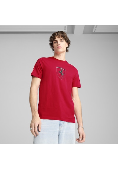 Puma 63018902 Ferrari Race Tl Big Shield T Erkek Spor Tişört KIrmızı