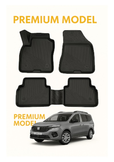 Fiat Doblo 2024 Ve Sonrası Uyumlu 3d Kauçuk Oto Paspas Premium Seri