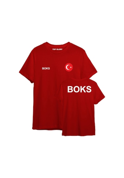 Top Glory Boks Baskılı T-shirt Boks Tişörtü
