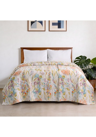 Aryıldız Home Agatha Tek Kişilik %100 Pamuk Pike 150x220 Cm Renkli