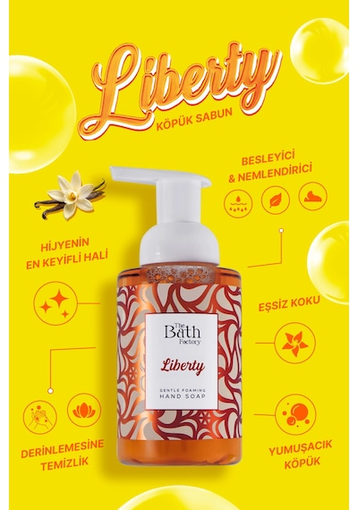Nemlendirici Arındırıcı Liberty Köpük Sabun 300 Ml