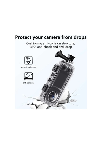 Mark Insta 360 X4 Uyumlu Su Geçirmez Kılıf