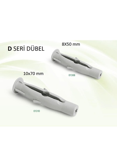 Plastik Dübel- Plastic Anchor 10 Lu-19X60 MM-A Seri