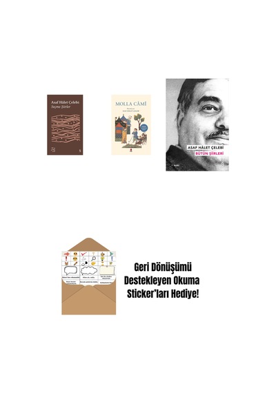 Everest Açıkhava 35 - Seçme Şiirler + Molla Câmî + Asaf Hâlet Çelebi - Bütün Şiirleri + Okuma Sticker'ları