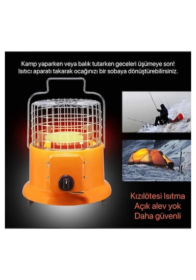 Shufa Glampıng Portatif Tüplü Soba