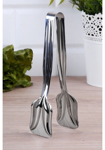 Lüks Pasta Börek Maşası Paslanmaz Çelik 21 Cm