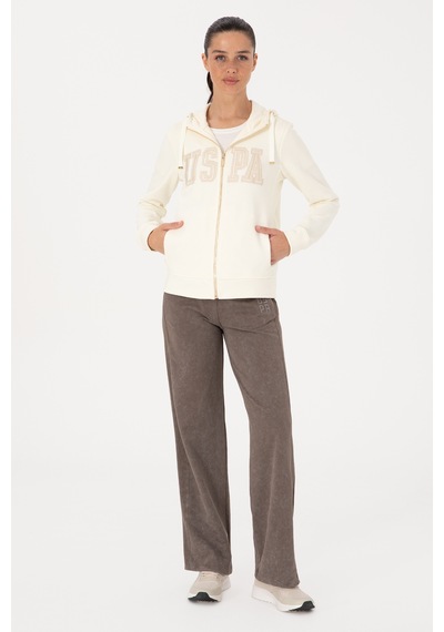 U.s. Polo Assn. Kadın Sweatshirt 50307769-vr256 İnci