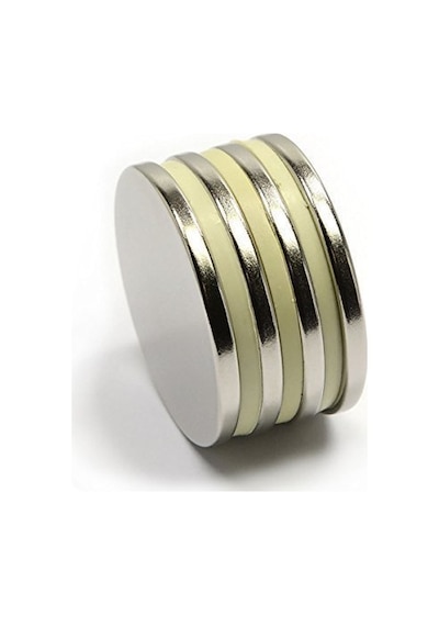 5 Adet 20Mm X 2Mm Yuvarlak Güçlü Neodyum Mıknatıs
