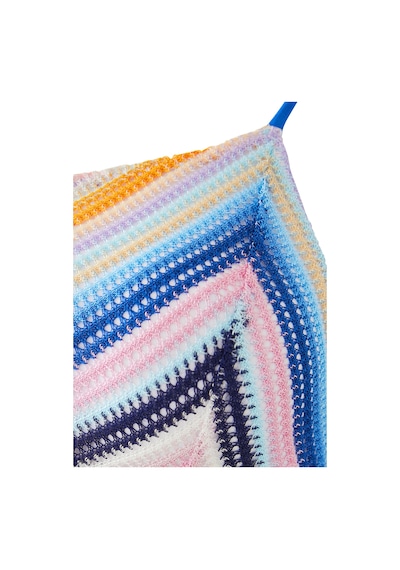 Missoni Tek Omuzlu Triko Bikini Mavi Çok Renkli