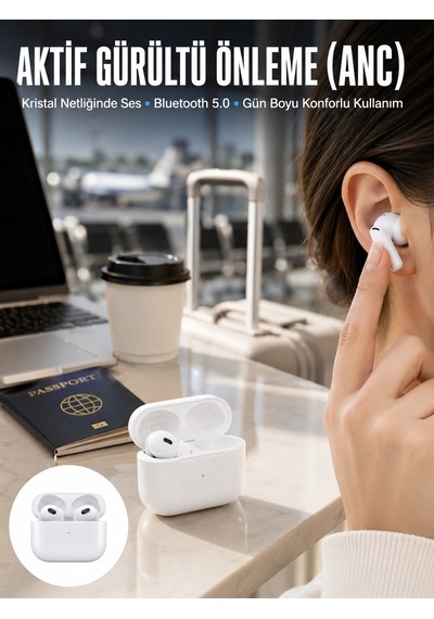 Bluetooth Kulaklık 3.nesil Kablosuz Uzun Pil Ömrü Dokunmatik Kontrol Yeni Nesil Diğer