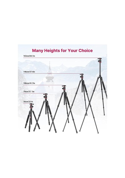Ulanzi MT-51 Katlanabilir Çok Fonksiyonlu Alüminyum Tripod