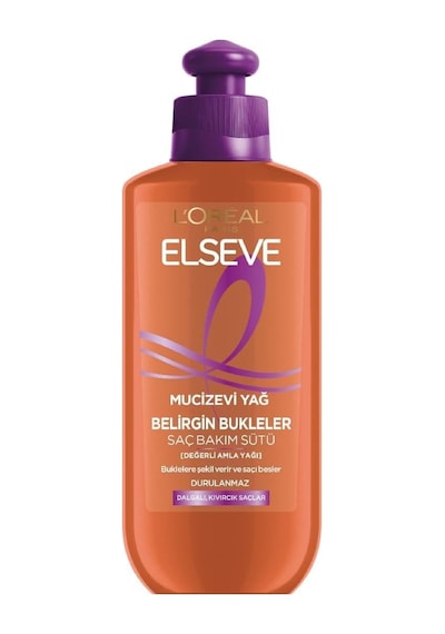 L'oreal Paris Elseve Mucizevi Amla Yağı Bukle Belirginleştirici Saç Bakım Kremi 200 Ml